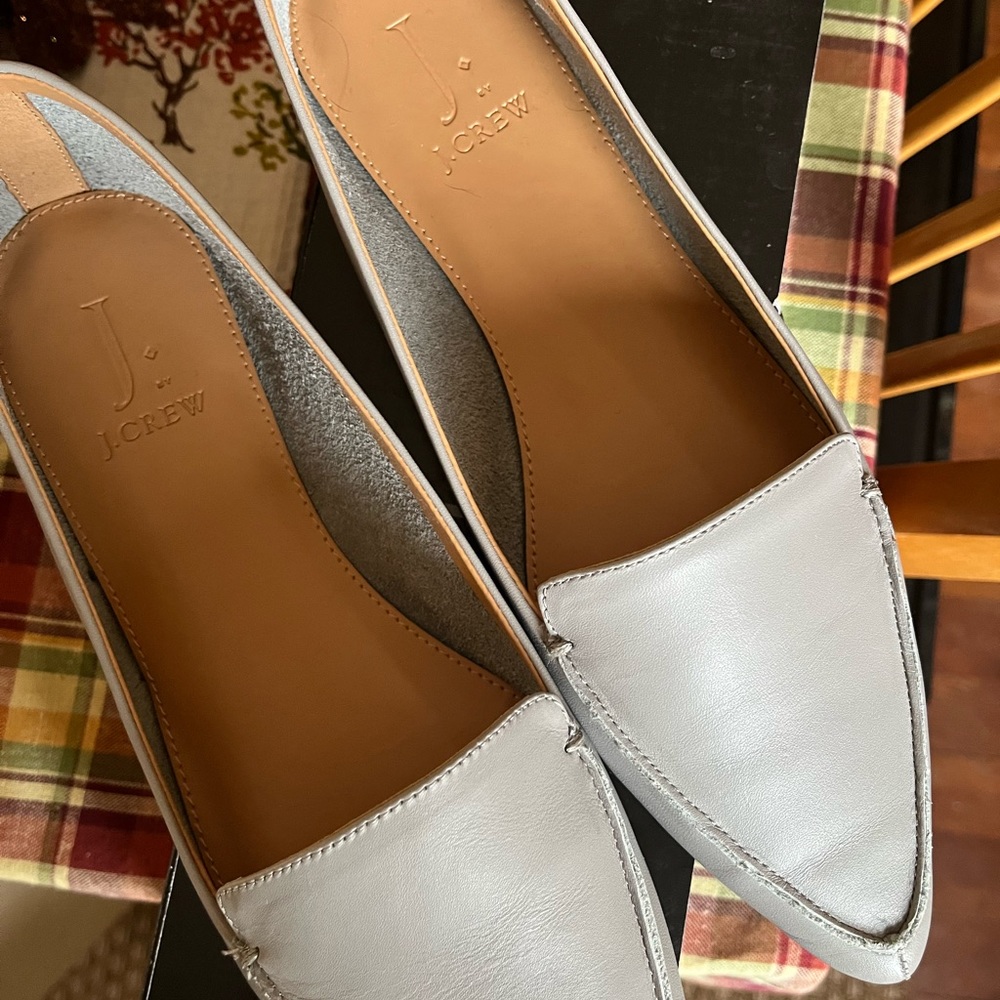 J.Crew Leather Edie Loafers